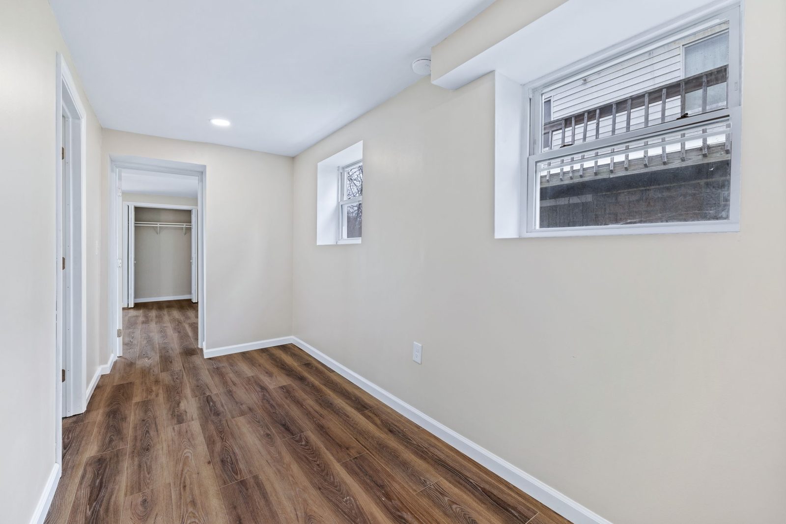 Bedroom addition with natural light