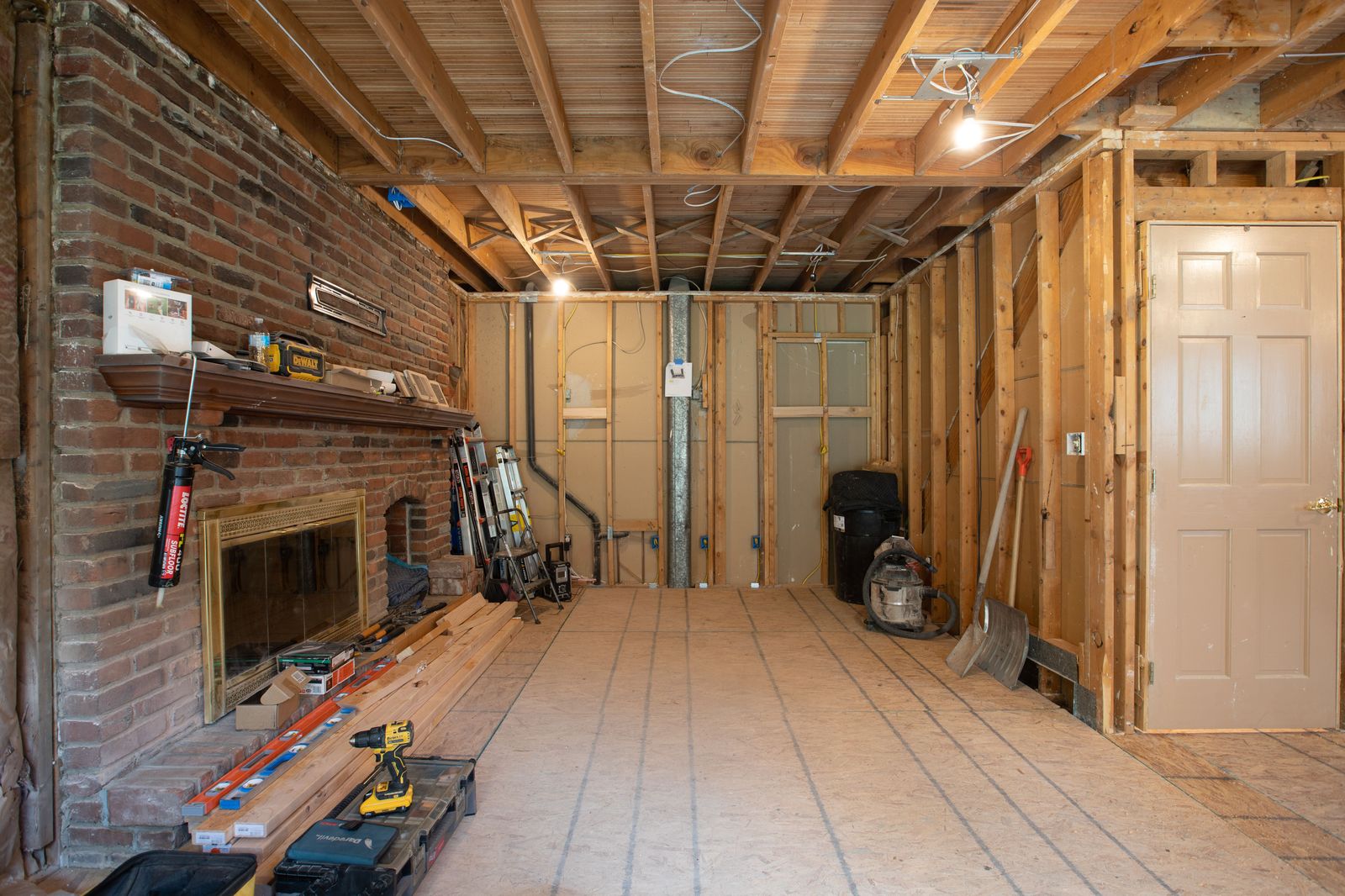 Home addition builder progress in Pittsburgh