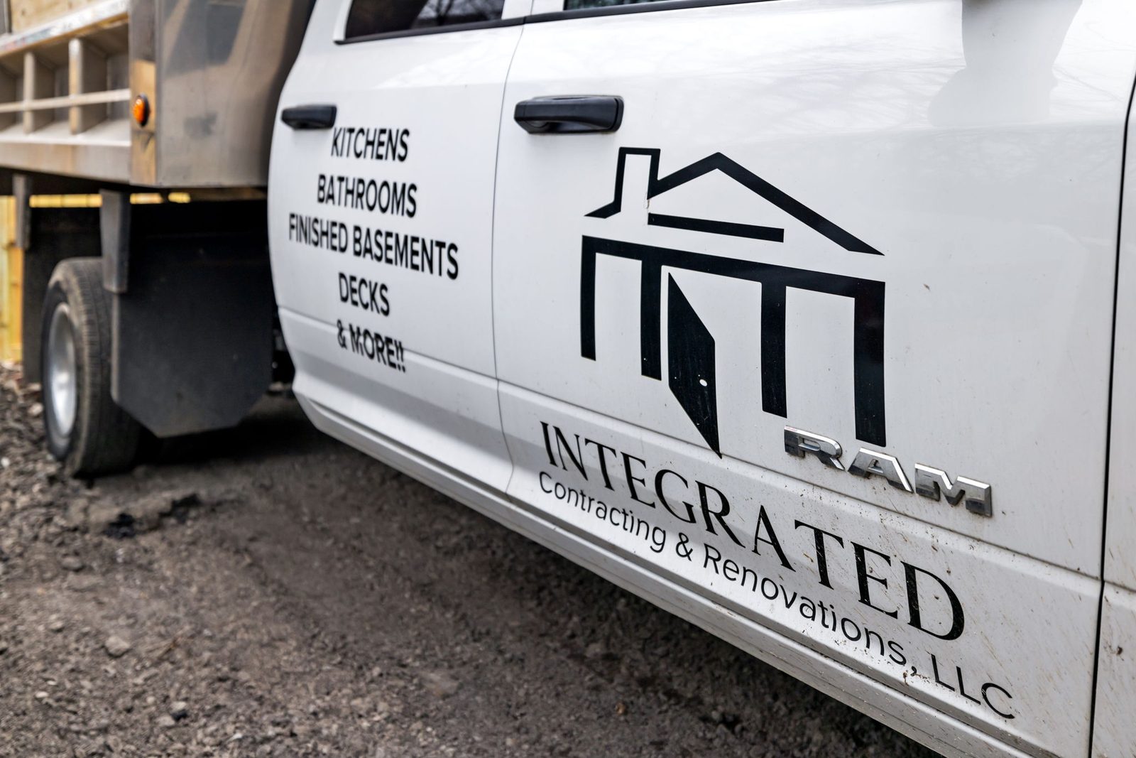 Finished home addition exterior