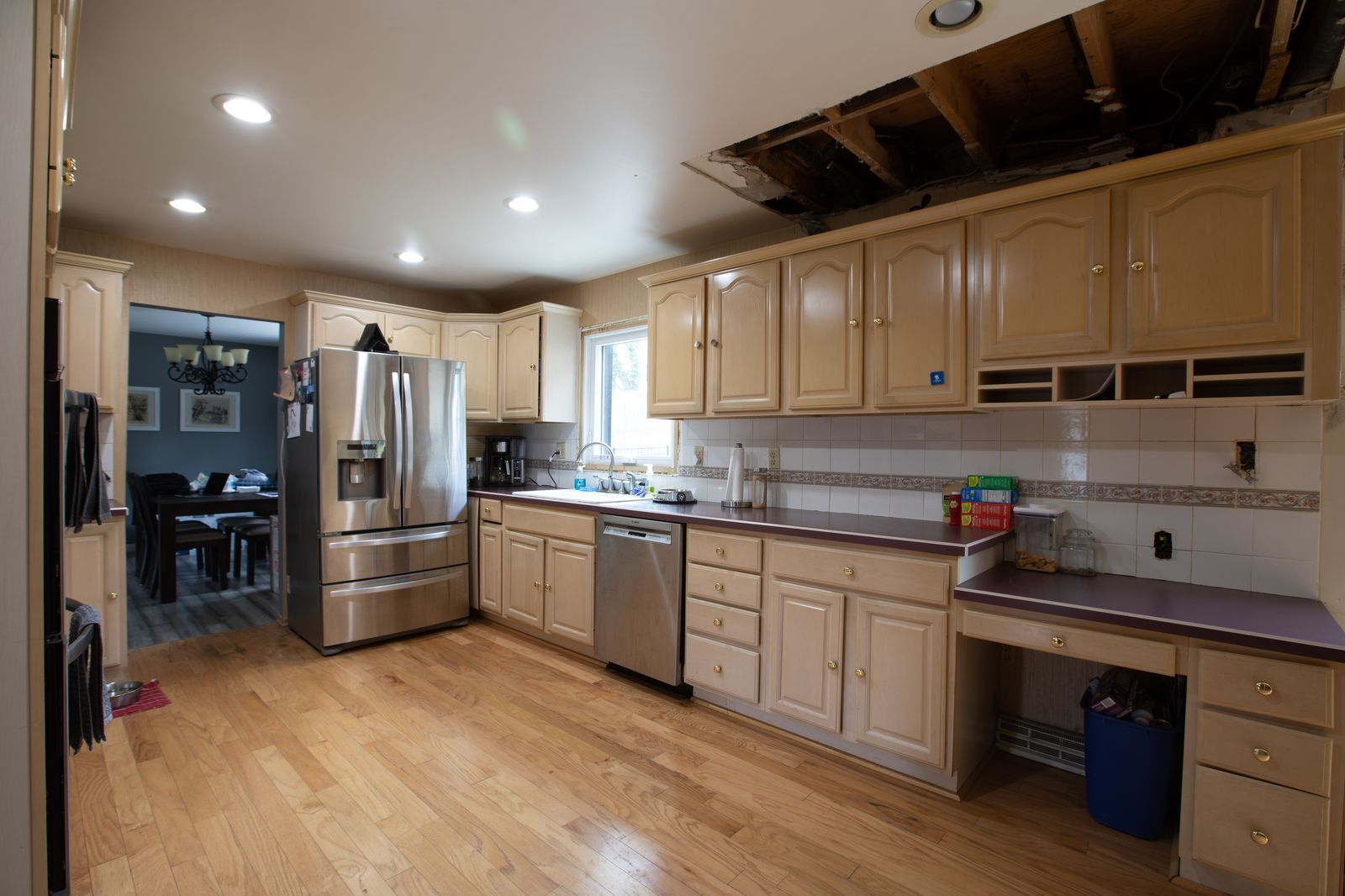 Home before addition framing in Pittsburgh