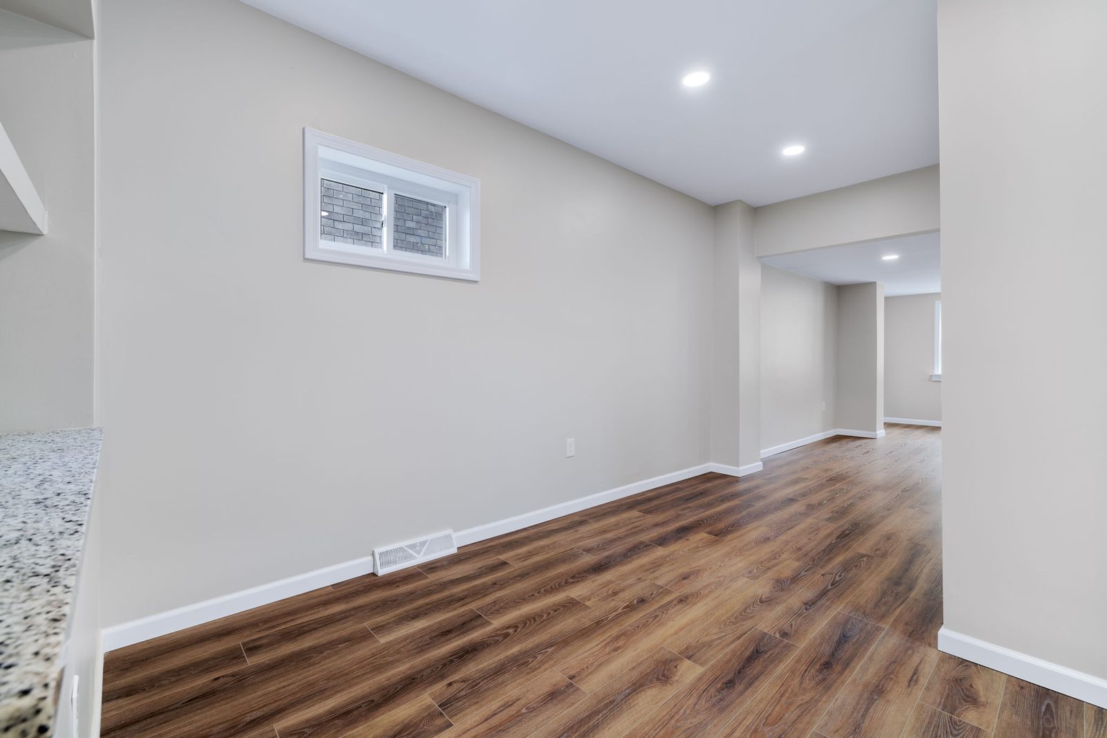 Kitchen addition with granite countertops