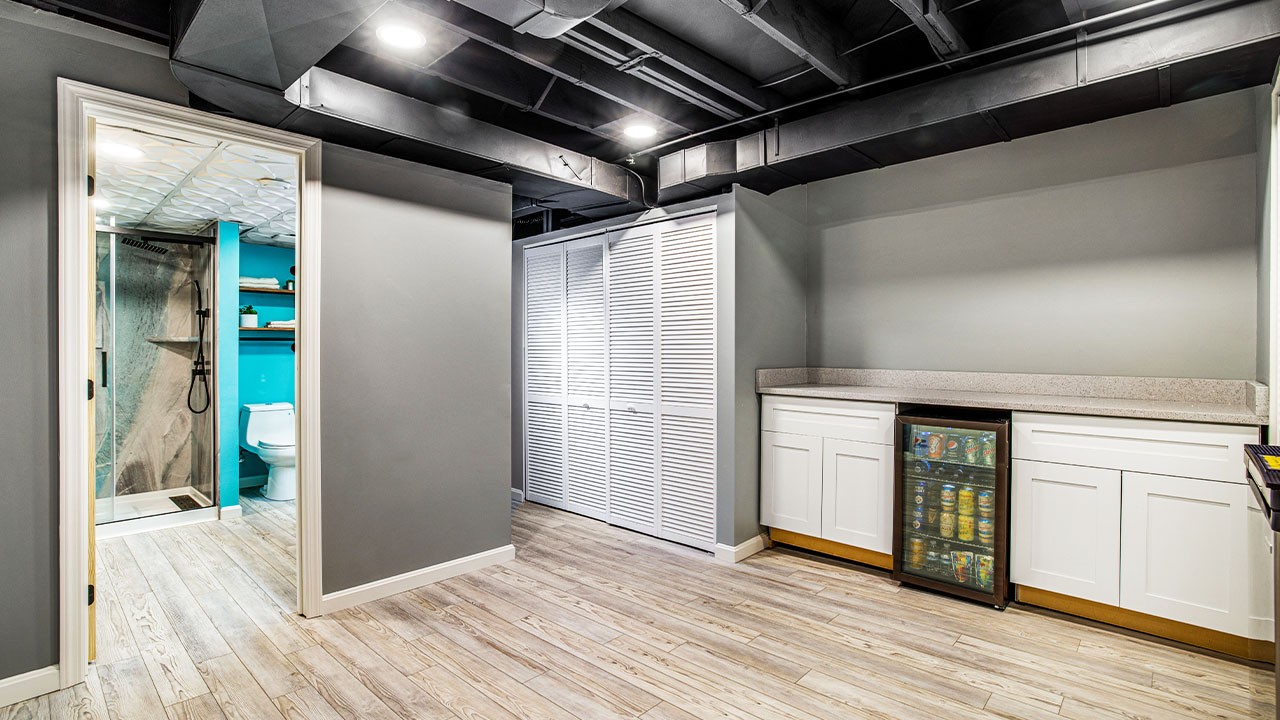 Basement addition installation Pittsburgh