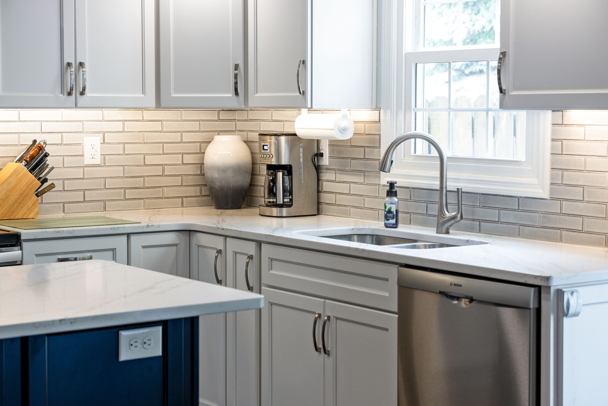 Open kitchen and living space remodel