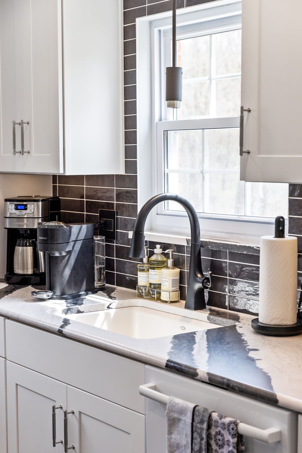 Kitchen window trim remodel