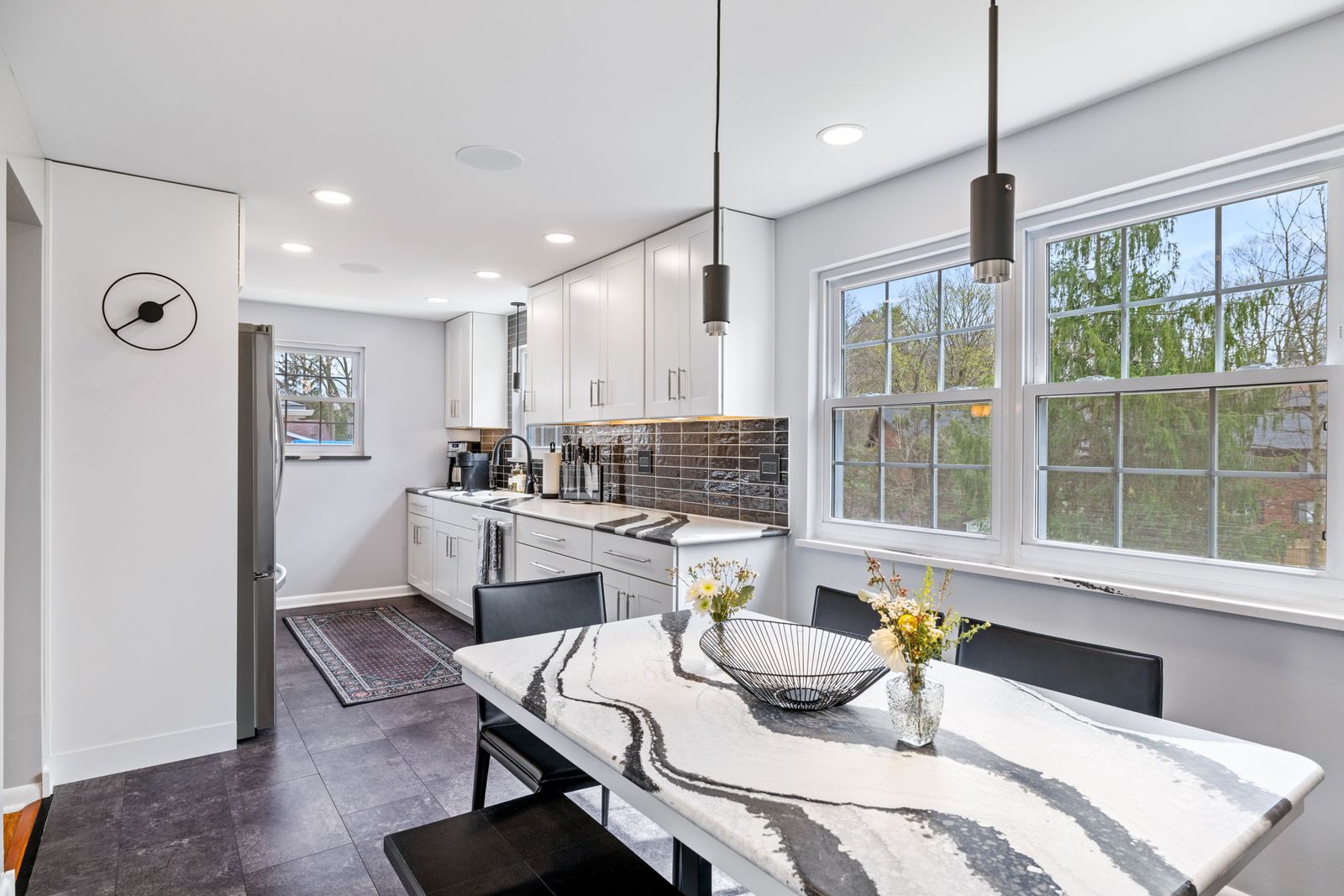 White kitchen cabinet contractor