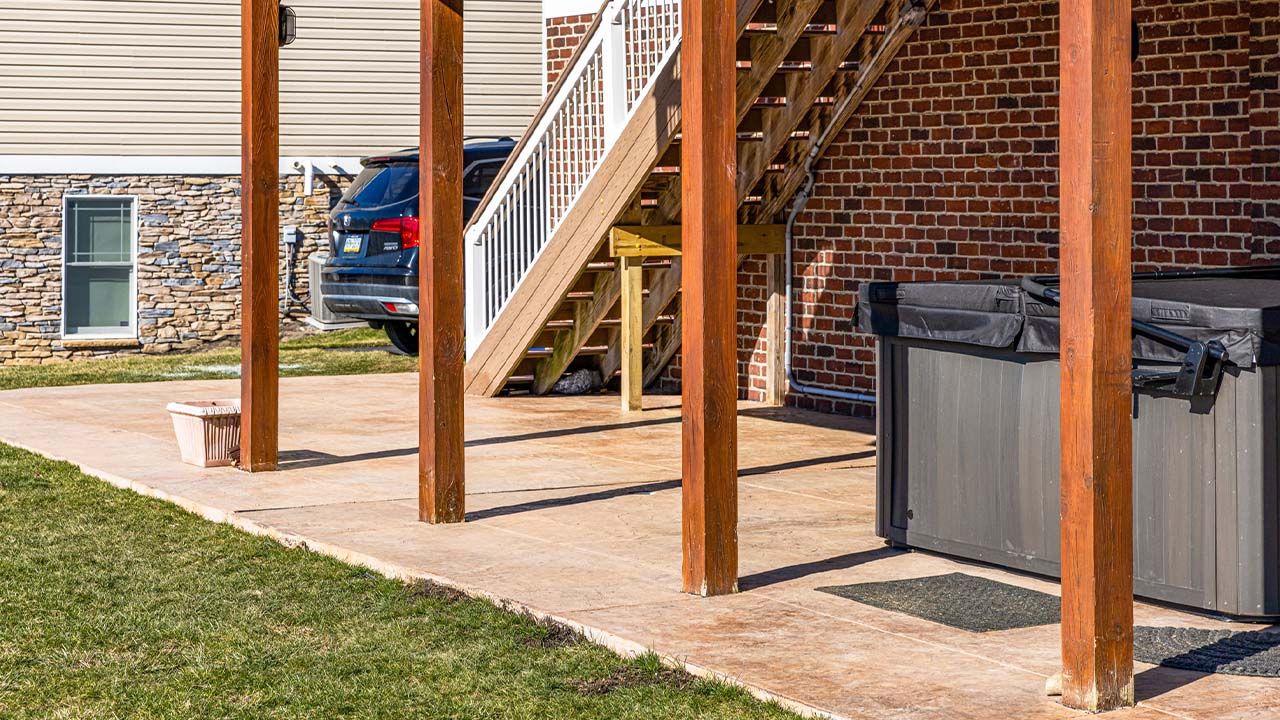 Patio construction by contractor in Pittsburgh