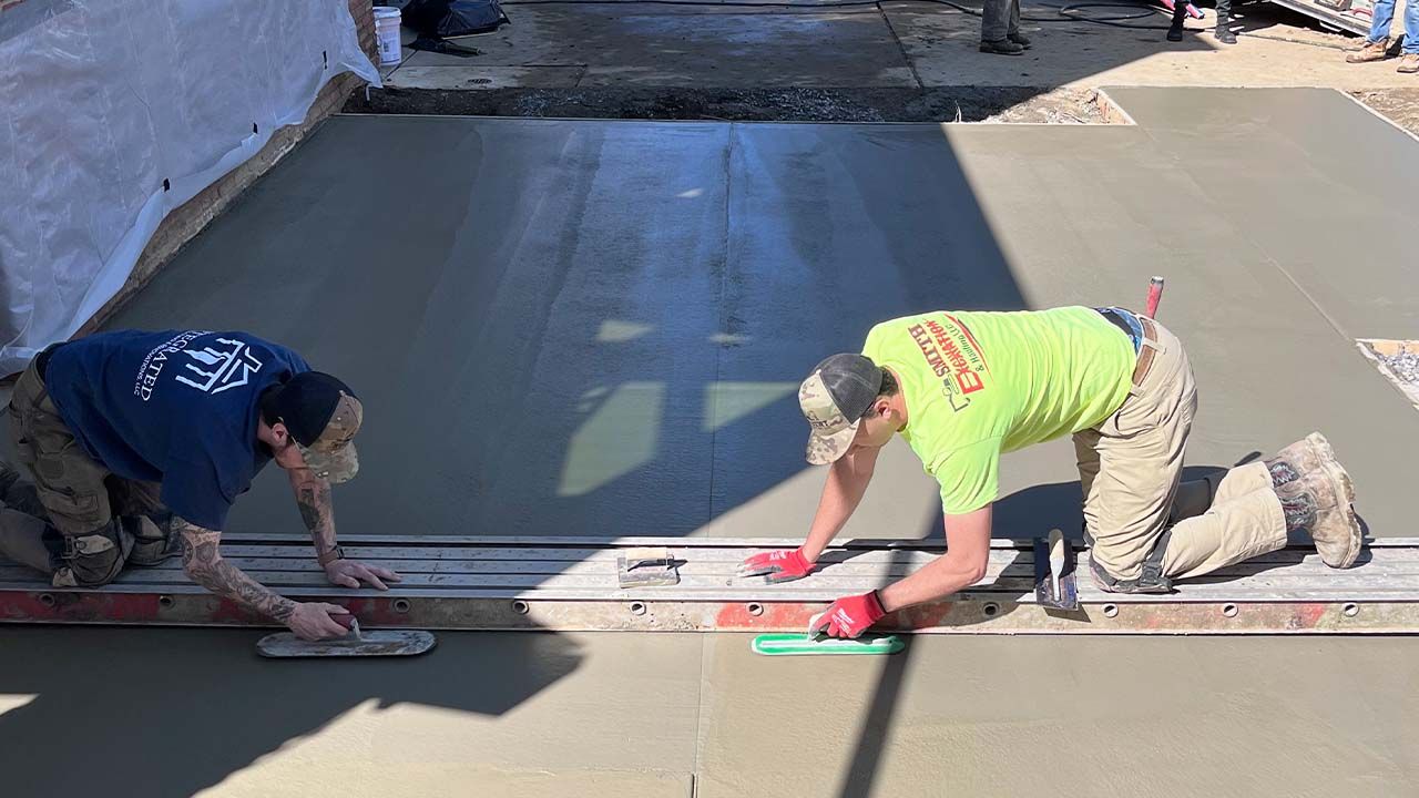 Patio paving by contractors in Pittsburgh