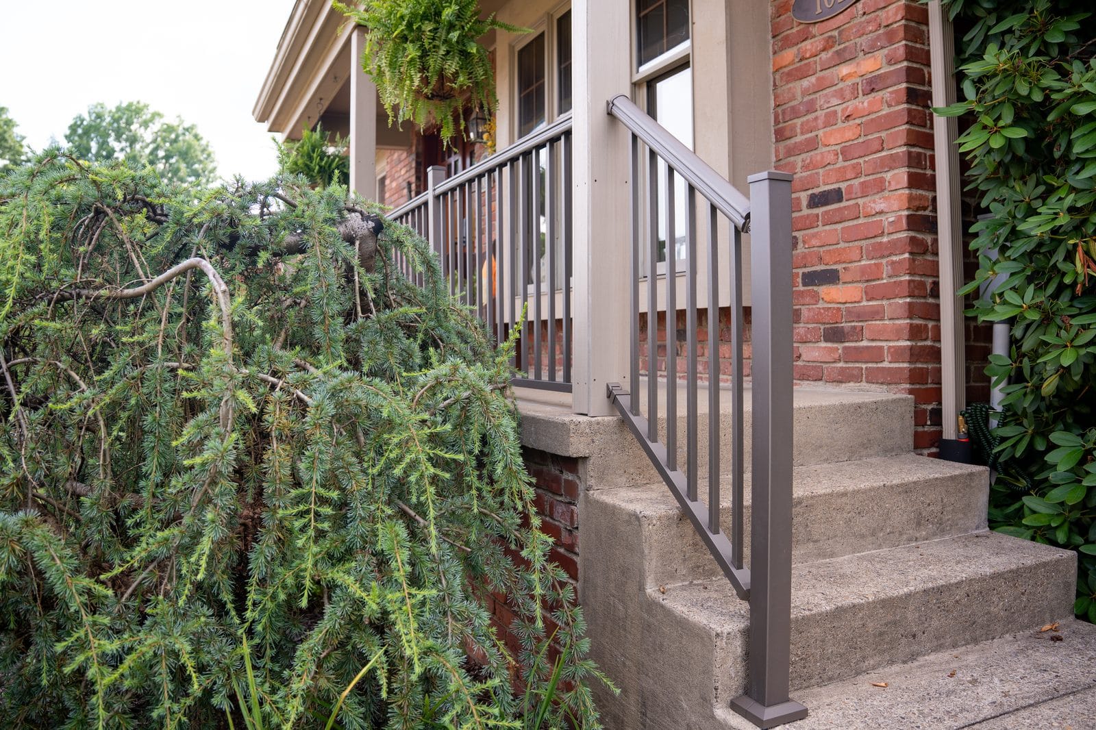 Front porch railing installation in Pittsburgh