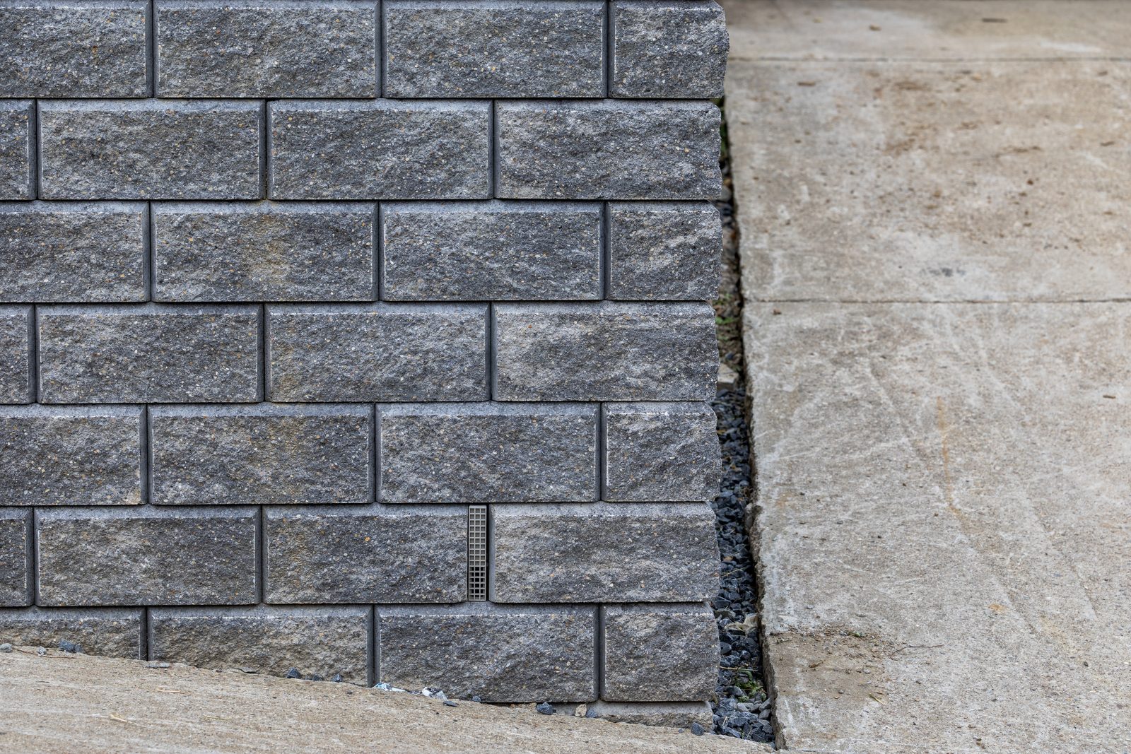 Retaining wall completed Pittsburgh