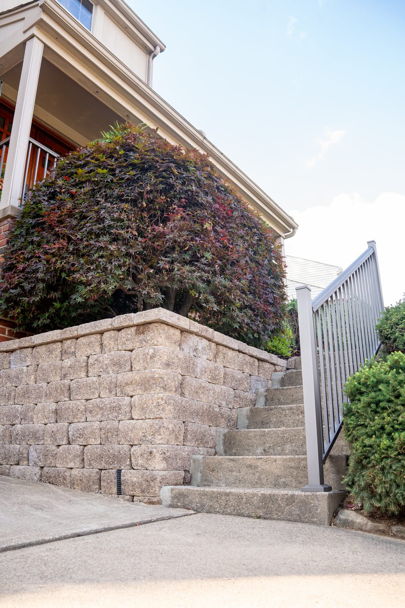Retaining wall project in Pittsburgh